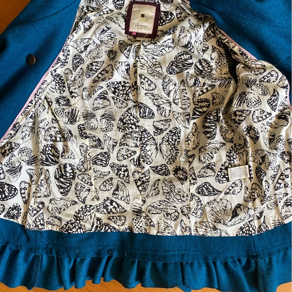 Elevenses Size 8 Turquoise Jacket - Picture 6 of 12